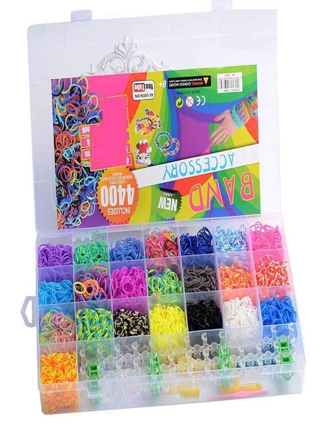 Qwick Click Colourful DIY 4200 Rubber Bands with Rainbow Loom Band Kit | Bracelet Making Set for Kids | DIY Craft Kit with Loom, Hooks & Charms | Multicolor Bands for Creative Jewelry Making (Big) - Image 3